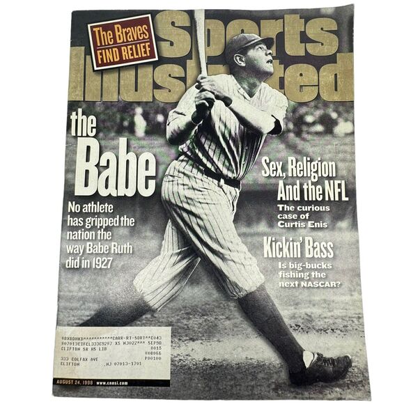 Sports Illustrated Magazine The Babe Ruth August 24, 1998 - Picture 1 of 5